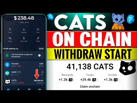 Cats Token Withdraw In On Chain | Cats Withdraw Process | Cats Claim On Chain