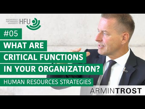 #05 What are critical Functions in your Organization?