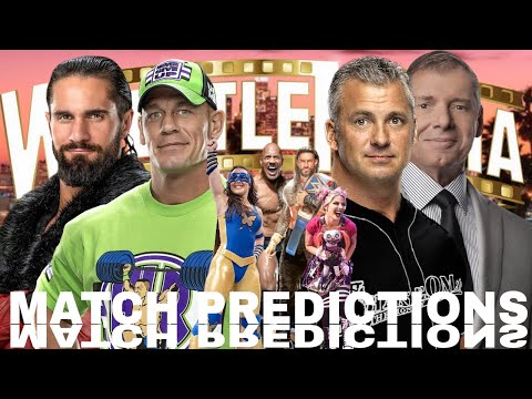 WRESTLEMANIA 39 AKA WRESTLEMANIA HOLLYWOOD MATCH CARD PREDICTIONS