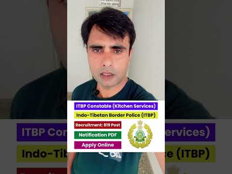 ITBP Constable kitchen recruitment 2024 #itbp #job #sscgd #itbpconstable #viralvideo #youtube #ssc