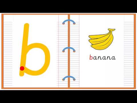 Lowercase Alphabet Letter B Learn to Read and Write