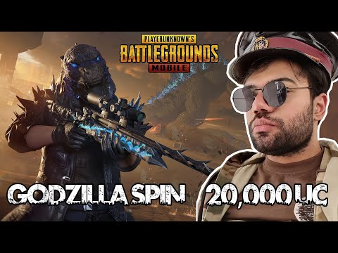 Trolling Kids With 20,000 UC Godzilla Spin | PUBG Mobile !!!