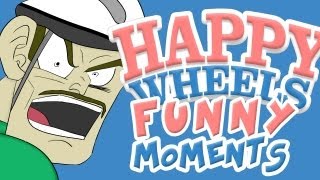 HAPPY WHEELS - FUNNY MOMENTS MONTAGE