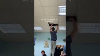 BEST PRANK 🤣‼️#prank #teacher #reaction #school #students #bluetoothspeaker #popular