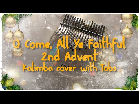 O Come, All Ye Faithful | Kalimba Cover with tabs | ThisizReneesworld