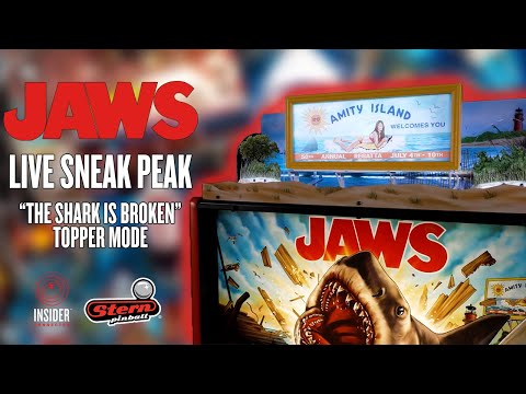 JAWS Pinball Shark is Broken Topper Mode JAWS Game Stream