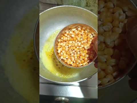 How To Make Popcorn at Home without Burning | Butter Popcorn | 2 Mins Theatre Popcorn #popcorn