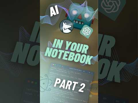 AI Copilot in your Notebook. Part 2 🤖 #gpt4o #copilot #coding #mathematica #jupyternotebook  #ai