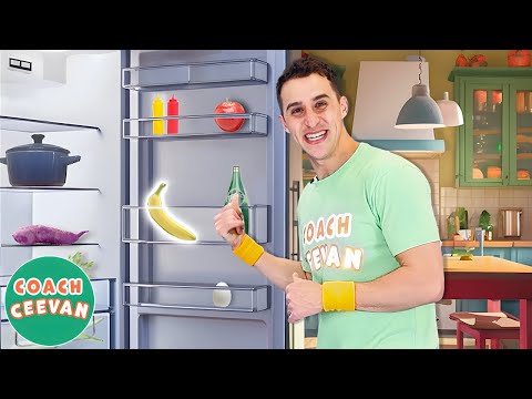 Hidden Food Finding Game 🍳 🍌 Healthy Eating for Kids | Coach Ceevan