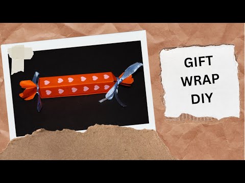 how to gift wrap lipstick,perfume |gift wrap idea | papergiftwrap |#diy #giftwrapping #papergiftbox