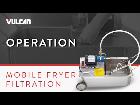 Operating Your Vulcan Portable Fryer Filtration Machine | The MF-1 Mobile Filter for Deep Fryer Oil