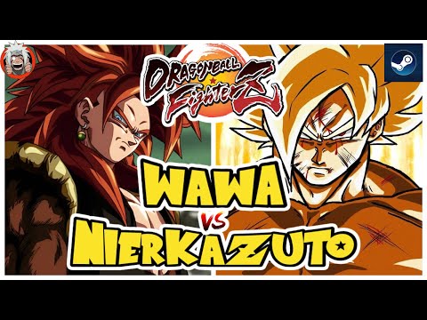 DBFZ Wawa vs NieR_Kazuto (Black, GogetaSS4, Trunks) vs (GogetaSS4, GokuSSJ, Tien)