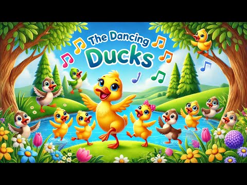 Join the Dancing Ducks Parade! 🦆🎉 Fun for Kids! #fivelittleducks #ducks #kidssongs #nurseryrhymes