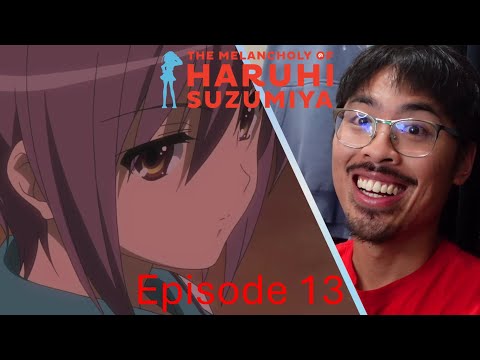 15,498 Times!? The Melancholy of Haruhi Suzumiya Episode 13 Reaction