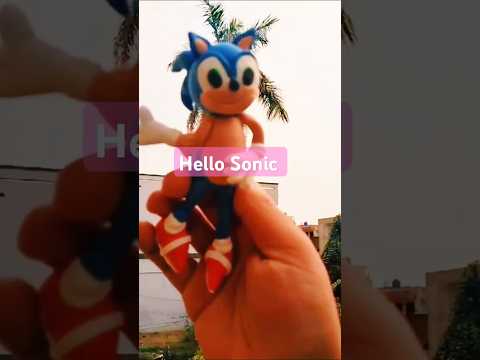 DIY Sonic Soft Clay Tutorial#shorts#art#diy