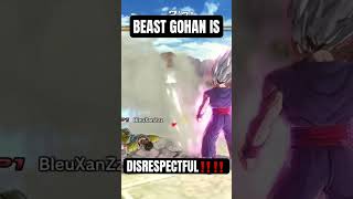 Beast Gohan Is DISRESPECTFUL in Xenoverse 2!! #beastgohan #xenoverse2 #dragonballxenoverse2