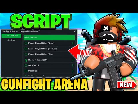 Gunfight Arena Script PASTEBIN 2024 (AIMBOT + HITBOX + UNLOCK ALL GUNS!)