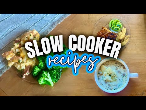 3 Easy Slow Cooker Recipes | Crockpot Recipes | Whats for Dinner | MEL COOP