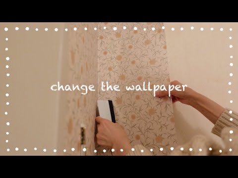 【玄関壁紙DIY】あれから2年半…綺麗に剥がれるでしょうか！？🫧🌼