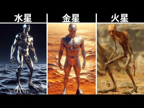 人間が他の惑星に住んだらどう見える？