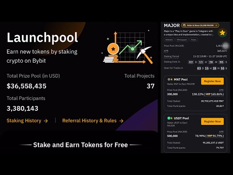 Major Airdrop Launchpool for ByBit users: How to earn additional Major tokens