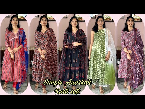 Simple Anarkali kurtis sets with dupatta|Amazon haul|Ultimate Brand Sale.