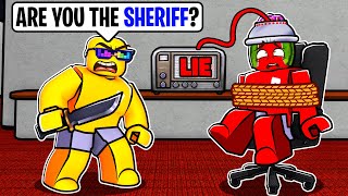 Using a LIE DETECTOR in Murder Mystery Roblox