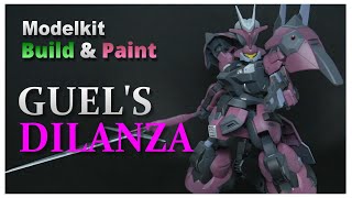 【BUILD and PAINT】HG GUEL'S DILANZA making Video 【Mobile suit Gundum The witch from mercury】