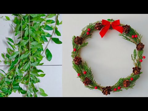 I Made a Natural Wreath Using Only Tree Vines