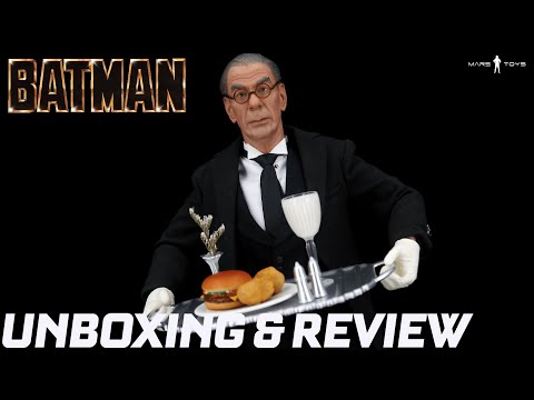 Batman 1989 Alfred 1/6 Scale Figure Mars Toys Unboxing & Review