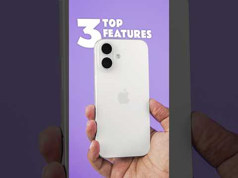 Top 3 Features of iPhone 16! 🔥#shorts #iphone #iphone16