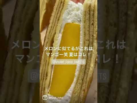 【福井グルメ】VIVANT びばぁーんさん（福井市） で、しあわせのフルーツバウム買ってきました【食レポ動画】 #shorts