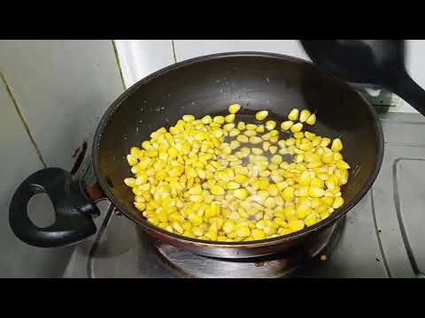 healthy food sweetcorn chat #cooking #recipe #minivlog #sweetcornfry #anima