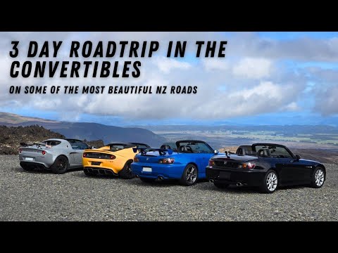 Epic Roadtrip in the Convertibles + Beautiful New Zealand Scenery