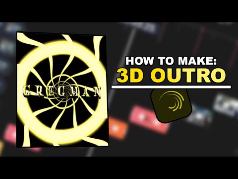 HOW TO: Make a 3D Outro - Alight Motion