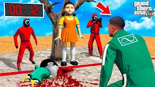 Shin Chan & Franklin Playing Squid Game in Gta 5 in Telugu | Green Light Red Light