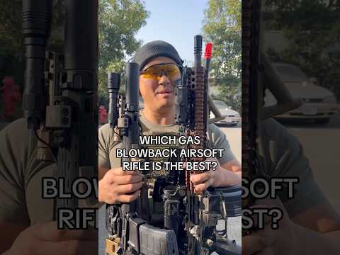 Which Gas Blowback Airsoft Rifle is Best? #airsoft #airsoftgi #shorts #short #gbb #gaming #milsim