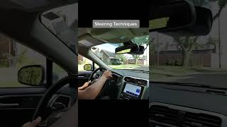 Steering Technique for new drivers! #rulesoftheroad #studentdriver #detroitbusiness #drivereducation