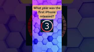 What Year was the First iPhone Released? | iPhone History #TechMilestones #AppleHistory