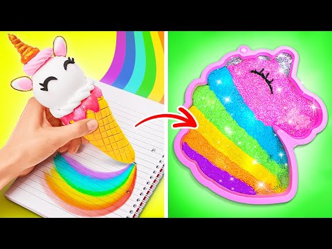 Magical World of Unicorns 🌈 Colorful DIY Crafts and Hacks Made By Unicorns by Imagine PlayWorld