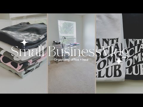 Small Business Vlog 1: Starting a NEW business + haul