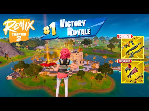 94 Kill Solo Vs Squads Wins Gameplay Full Game (Fortnite Chapter 2 Remix Ps4 Controller)