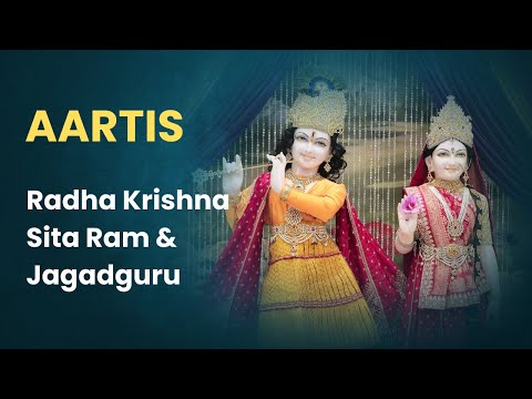 Shri Ram Aarti l Radha Krishna Aarti l Jagadguru Aarti l Radha Krishna Temple of Dallas