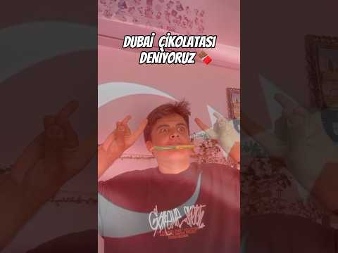 Dubai Çikolatası Deniyoruz 🍫 #ücretsizreklam