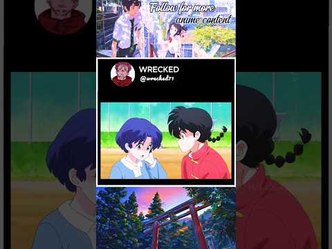 She lost her memory of him😔😣| Ranma½ 😂|#anime #animeedit #animation #ranma½