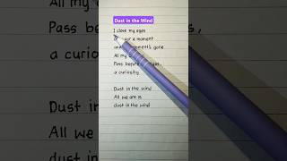 Learn English Through Song : Dust in the Wind with Kansas  #shorts