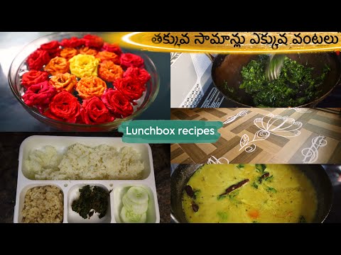 పిల్లలకు lunchbox ఏమి పెట్టిన complete చేయటం లేదా అయితే ఇలా చేయండి / lunchbox recipes / పప్పుచారు