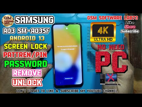 Samsung A03 Hard Reset |Samsung A03 Factory Reset | Samsung A03 Pattern/Pin/Password Unlock 🔓 No PC