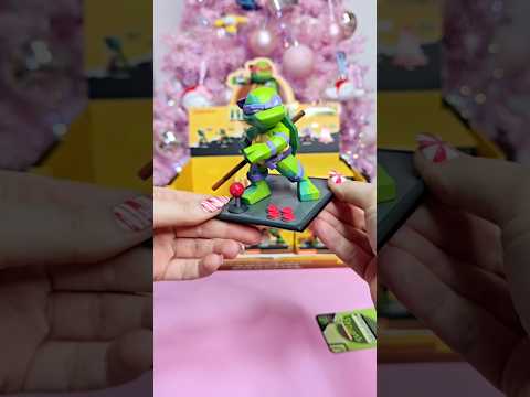 #shorts  🐢 #asmr Unboxing Teenage Mutant Ninja Turtles MightyJaxx's Arcade collection🕹