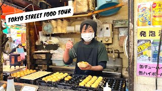 JAPANESE STREET FOOD MARKET TOUR | Must Eats at Ameyoko in Tokyo